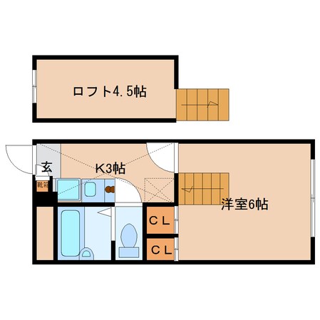 大和西大寺駅 徒歩11分 1階の物件間取画像